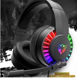 Wired Gaming Headphone with cool customized statical RGB LED