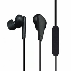 Wired angled earphone Headphone in-ear earphone handfree