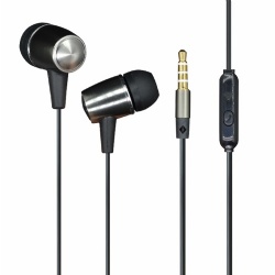 Wired metal earphone Headphone in-ear earphone handfree