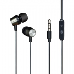 Wired metal earphone Headphone in-ear earphone handfree