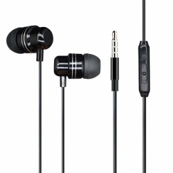 Wired metal earphone Headphone in-ear earphone handfree