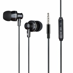 Wired metal earphone Headphone in-ear earphone handfree