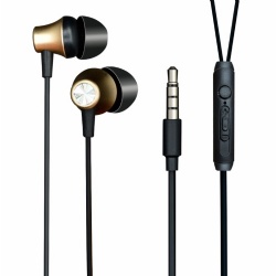 Wired metal earphone Headphone in-ear earphone handfree