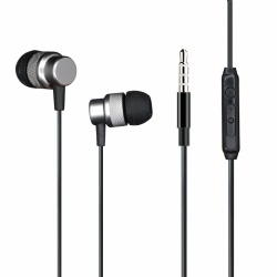 Wired metal earphone Headphone in-ear earphone handfree