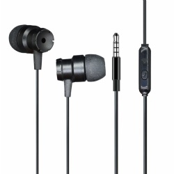 Wired metal earphone Headphone in-ear earphone handfree