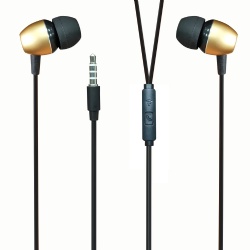 Wired metal earphone Headphone in-ear earphone handfree