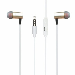 Wired metal earphone Headphone in-ear earphone handfree