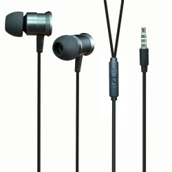 Wired metal earphone Headphone in-ear earphone handfree