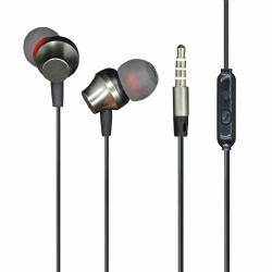 Wired metal earphone Headphone in-ear earphone handfree